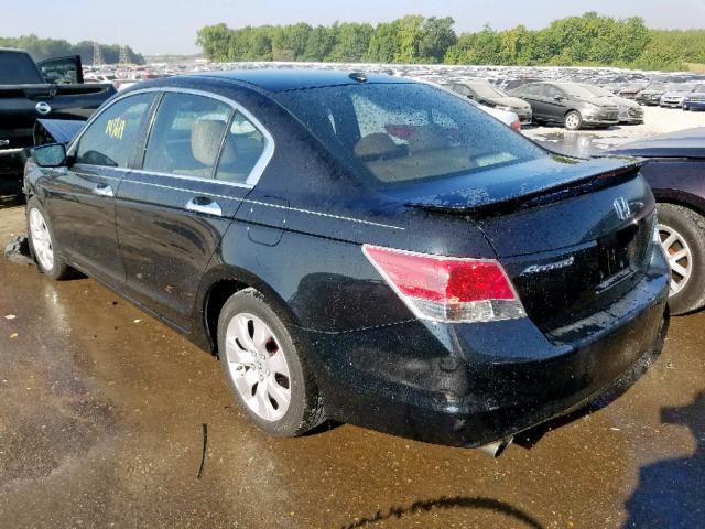 1HGCP3F86AA025960 - 2010 HONDA ACCORD EXL BLACK photo 3