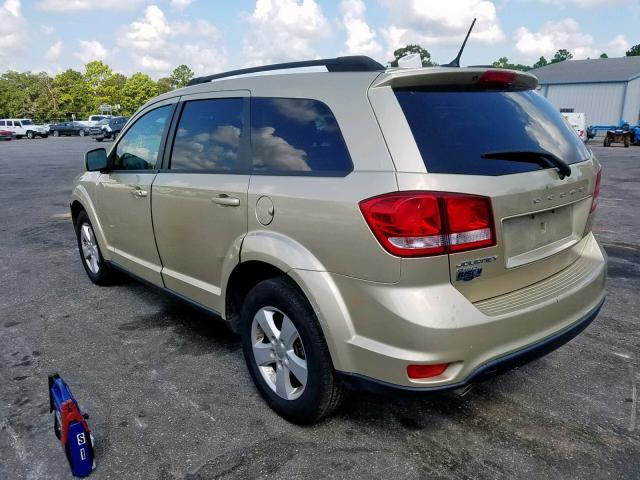 3D4PH1FG0BT559624 - 2011 DODGE JOURNEY MA GOLD photo 3