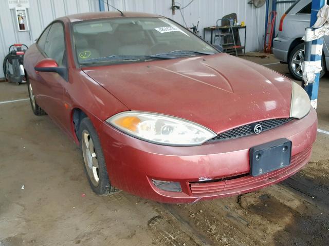 1ZWFT61L315608735 - 2001 MERCURY COUGAR V6 RED photo 1