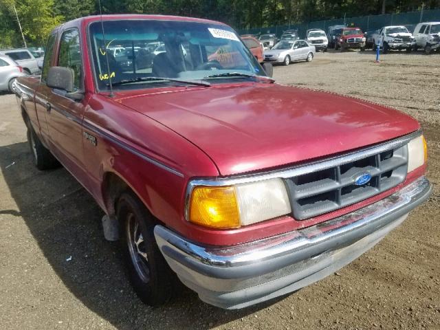 1FTCR14U3PPA00260 - 1993 FORD RANGER SUP BURGUNDY photo 1