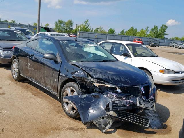 1G2ZH17N284115523 - 2008 PONTIAC G6 GT BLACK photo 1