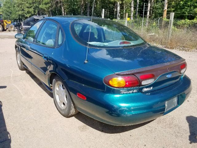 1FALP52U8VG182573 - 1997 FORD TAURUS GL GREEN photo 3