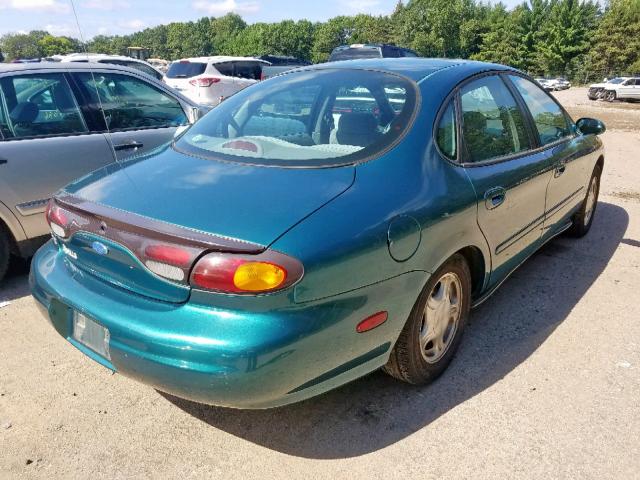 1FALP52U8VG182573 - 1997 FORD TAURUS GL GREEN photo 4