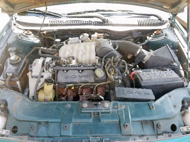 1FALP52U8VG182573 - 1997 FORD TAURUS GL GREEN photo 7