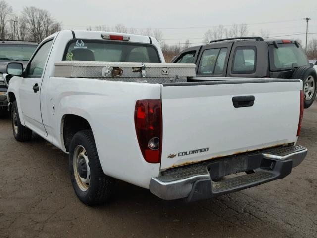 1GCCS149688204384 - 2008 CHEVROLET COLORADO WHITE photo 3