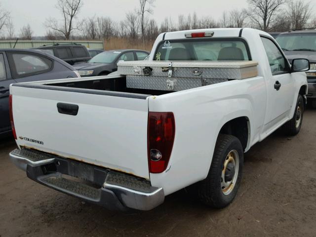 1GCCS149688204384 - 2008 CHEVROLET COLORADO WHITE photo 4