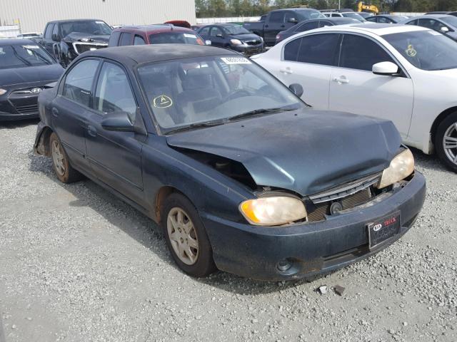 KNAFB121735231689 - 2003 KIA SPECTRA BA GREEN photo 1