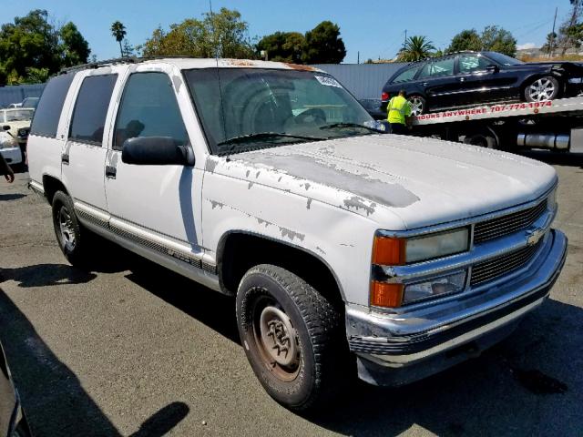 1GNEK13K6SJ399939 - 1995 CHEVROLET TAHOE K150 WHITE photo 1