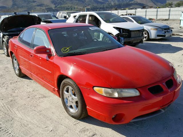 1G2WP52K8WF251943 - 1998 PONTIAC GRAND PRIX RED photo 1