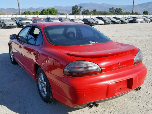 1G2WP52K8WF251943 - 1998 PONTIAC GRAND PRIX RED photo 3