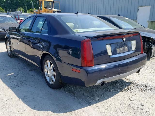 1G6DW677160134050 - 2006 CADILLAC STS BLUE photo 3