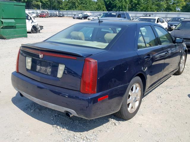 1G6DW677160134050 - 2006 CADILLAC STS BLUE photo 4