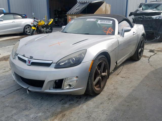 1G8MG35X87Y123023 - 2007 SATURN SKY REDLIN SILVER photo 2