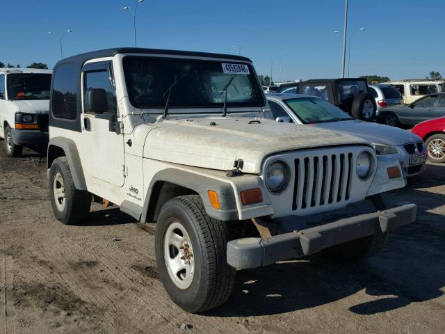 1J4F449S55P367916 - 2005 JEEP WRANGLER / WHITE photo 1