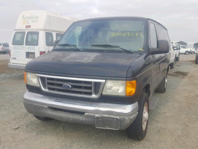 1FDSS31S34HA19889 - 2004 FORD ECONOLINE BLACK photo 2