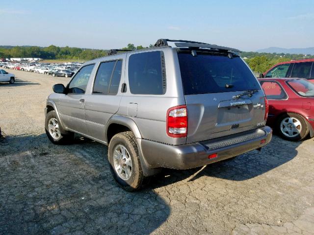 JN8DR09Y61W590904 - 2001 NISSAN PATHFINDER SILVER photo 3