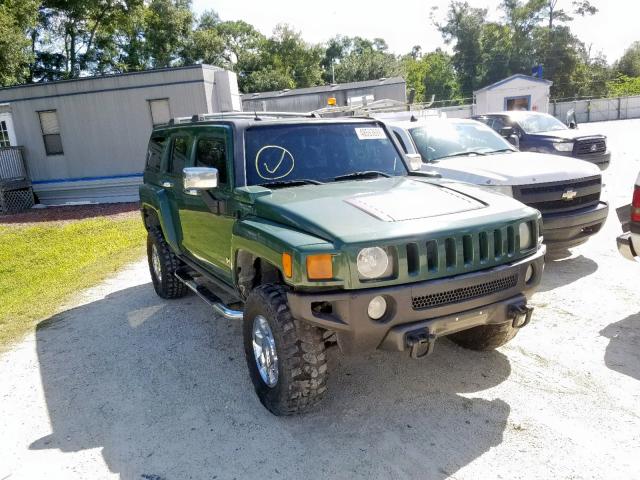 5GTDN136368168890 - 2006 HUMMER H3 GREEN photo 1