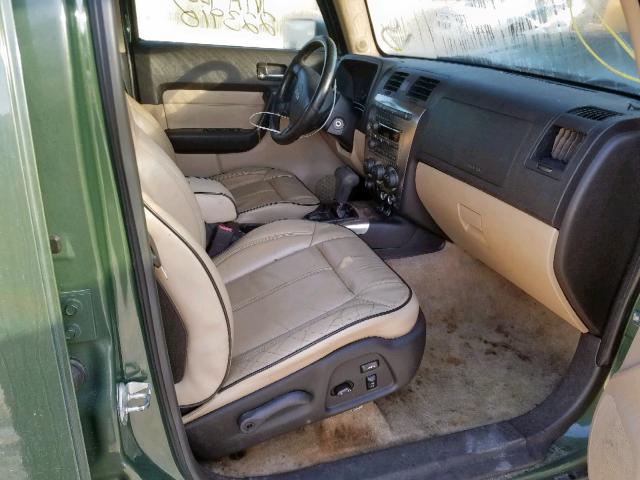 5GTDN136368168890 - 2006 HUMMER H3 GREEN photo 5