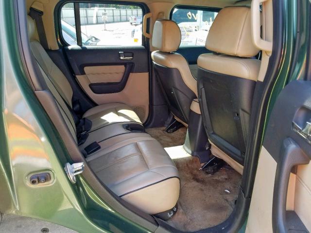 5GTDN136368168890 - 2006 HUMMER H3 GREEN photo 6