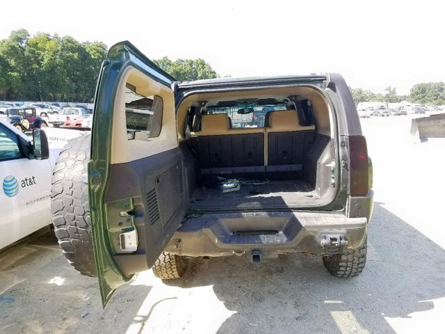 5GTDN136368168890 - 2006 HUMMER H3 GREEN photo 9