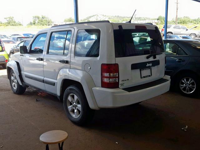 1J4PN2GK0BW550909 - 2011 JEEP LIBERTY SP WHITE photo 3