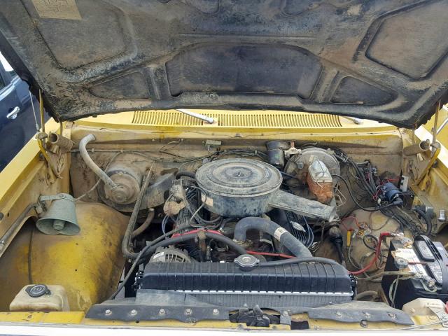 W14BF7S060434 - 1977 DODGE RAM 100 YELLOW photo 7