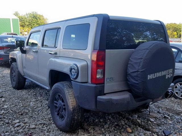 5GTDN136268279169 - 2006 HUMMER H3 SILVER photo 3