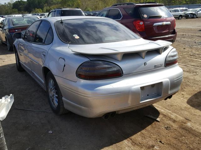 1G2WP52K63F140531 - 2003 PONTIAC GRAND PRIX SILVER photo 3