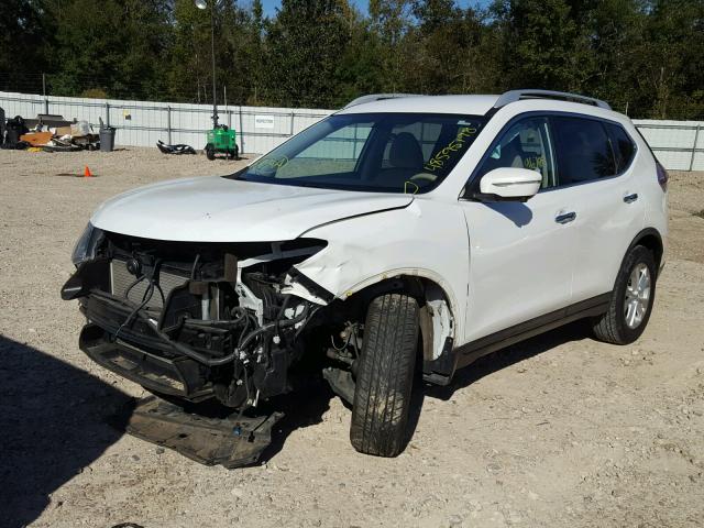 5N1AT2MLXEC774589 - 2014 NISSAN ROGUE S WHITE photo 2