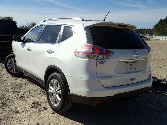 5N1AT2MLXEC774589 - 2014 NISSAN ROGUE S WHITE photo 3