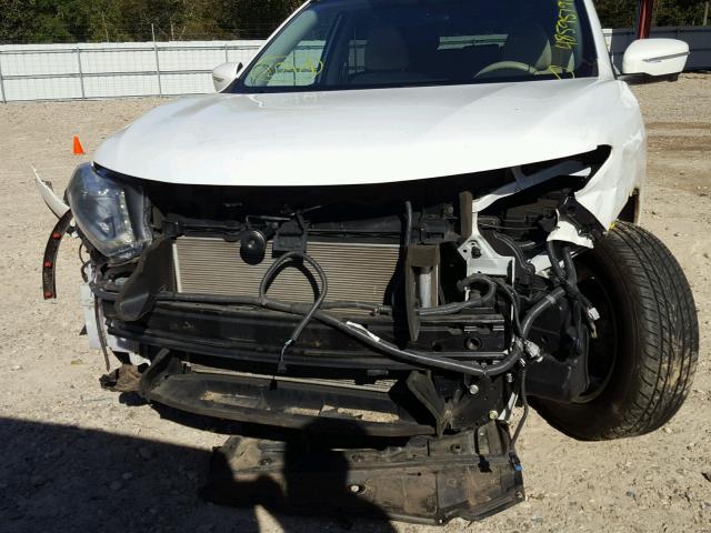 5N1AT2MLXEC774589 - 2014 NISSAN ROGUE S WHITE photo 9