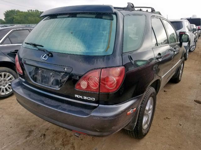 JT6HF10UXX0041859 - 1999 LEXUS RX 300 BLACK photo 4