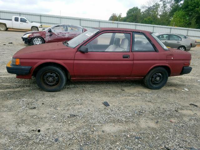 JT2EL31D9K0356510 - 1989 TOYOTA TERCEL MAROON photo 9