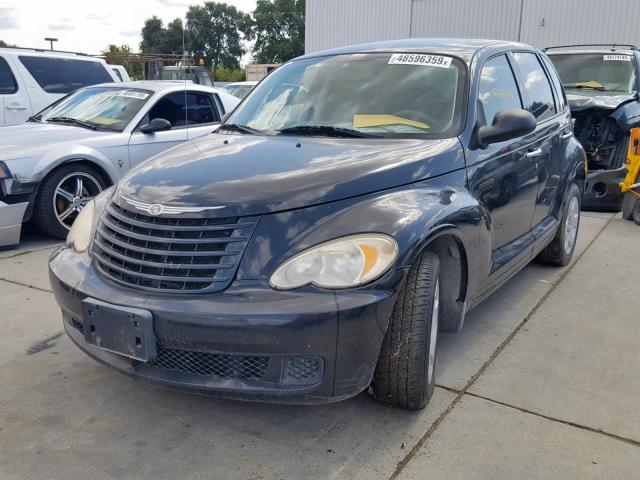 3A8FY48BX8T147966 - 2008 CHRYSLER PT CRUISER BLACK photo 2