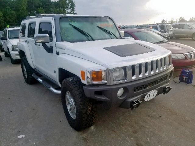 5GTDN13E578209500 - 2007 HUMMER H3 WHITE photo 1