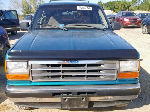 1FMDU34X3PUA15945 - 1993 FORD EXPLORER GREEN photo 9