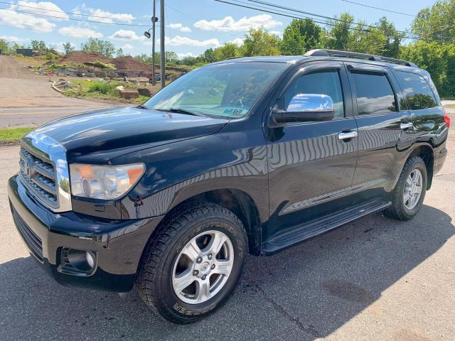 5TDBY68A98S000895 - 2008 TOYOTA SEQUOIA LI BLACK photo 2