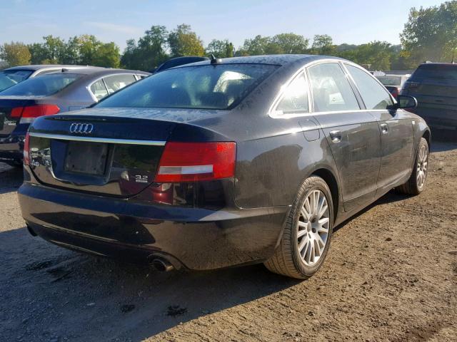 WAUDH74F18N005513 - 2008 AUDI A6 3.2 QUA BLACK photo 4