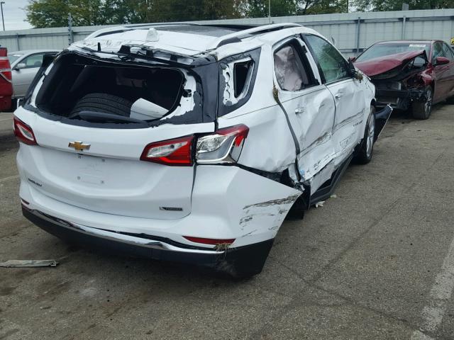 2GNAXMEV5J6115771 - 2018 CHEVROLET EQUINOX PR WHITE photo 4