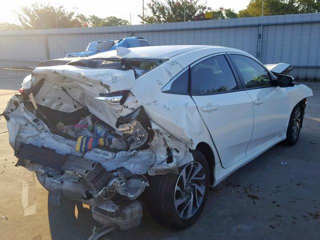 19XFC2F79JE025862 - 2018 HONDA CIVIC EX WHITE photo 4