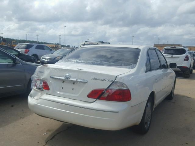 4T1BF28B73U277651 - 2003 TOYOTA AVALON XL WHITE photo 4