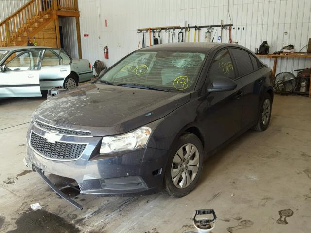 1G1PA5SG1E7203229 - 2014 CHEVROLET CRUZE LS BLUE photo 2