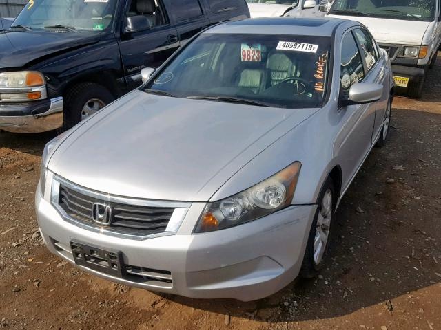 1HGCP26819A166358 - 2009 HONDA ACCORD EXL SILVER photo 2