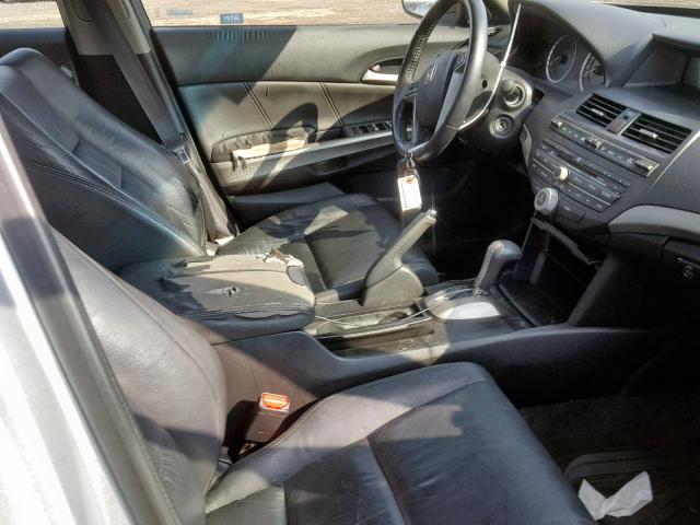 1HGCP26819A166358 - 2009 HONDA ACCORD EXL SILVER photo 5