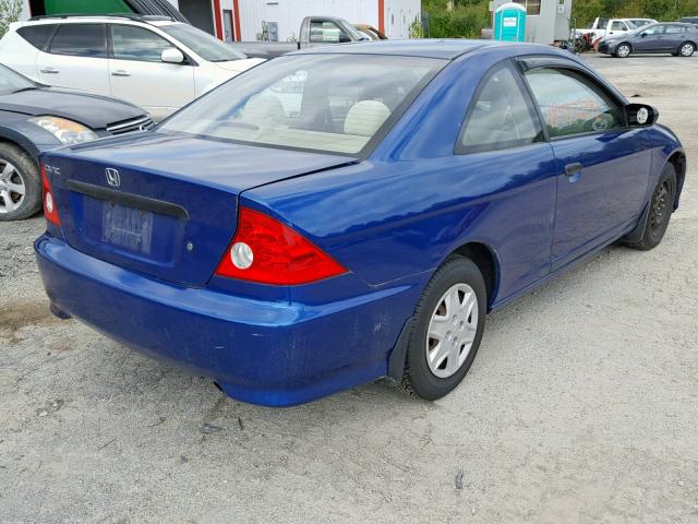 1HGEM21144L061547 - 2004 HONDA CIVIC DX V BLUE photo 4