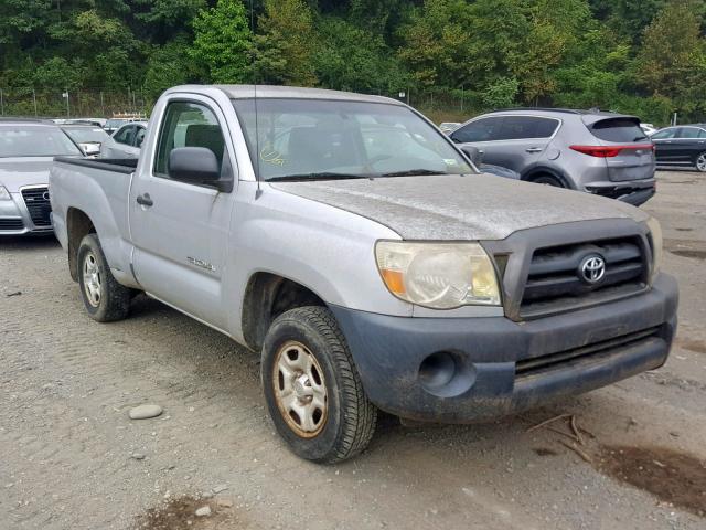 5TENX22N56Z234732 - 2006 TOYOTA TACOMA GRAY photo 1