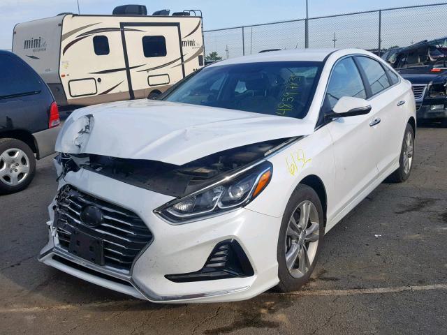 5NPE34AF9JH611530 - 2018 HYUNDAI SONATA SPO WHITE photo 2