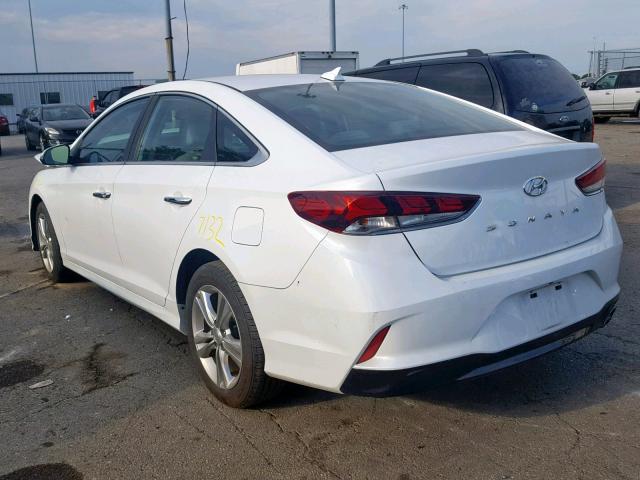 5NPE34AF9JH611530 - 2018 HYUNDAI SONATA SPO WHITE photo 3