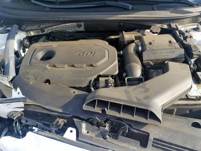 5NPE34AF9JH611530 - 2018 HYUNDAI SONATA SPO WHITE photo 7