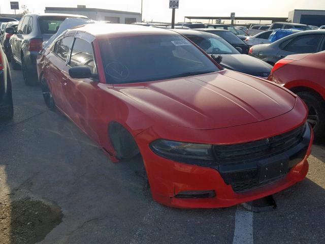 2C3CDXBG6JH290699 - 2018 DODGE CHARGER SX RED photo 1
